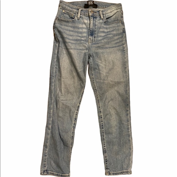 BDG Denim - BDG light wash girlfriend high rise cropped 28.